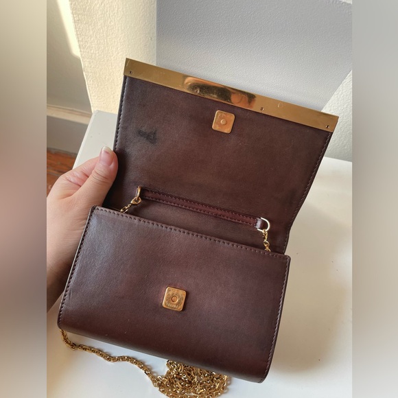 Vintage Fendi Mini Napa rose clutch Authentic - Picture 8 of 16